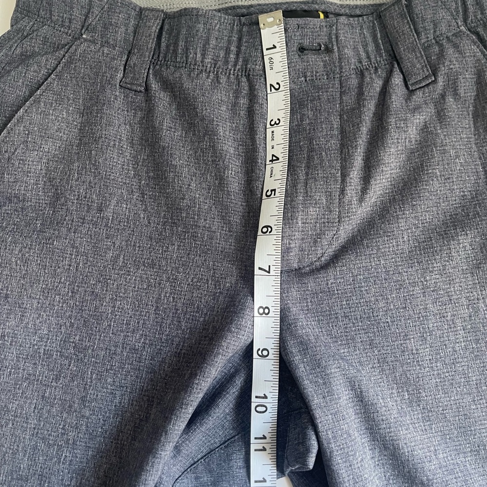 UNDER ARMOUR MEN’S PANS 30X30 LOOSE HEATHER GRAY PERFORMANCE GOLF UA DRIVE FLEX - Picture 8 of 12
